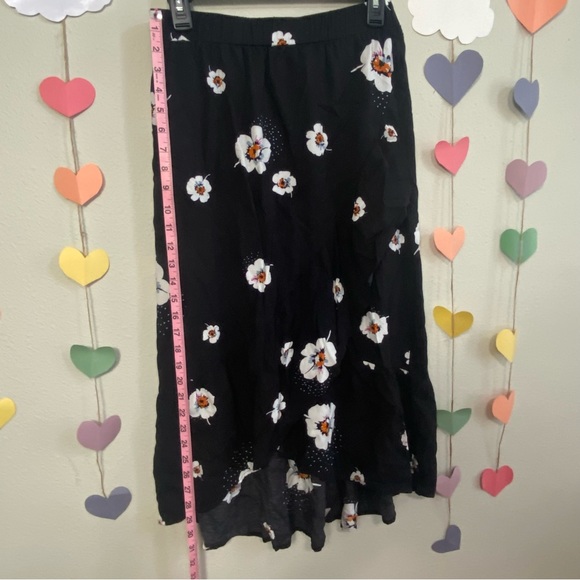 Floral midi high low dress. Size: small w48 - Picture 5 of 14
